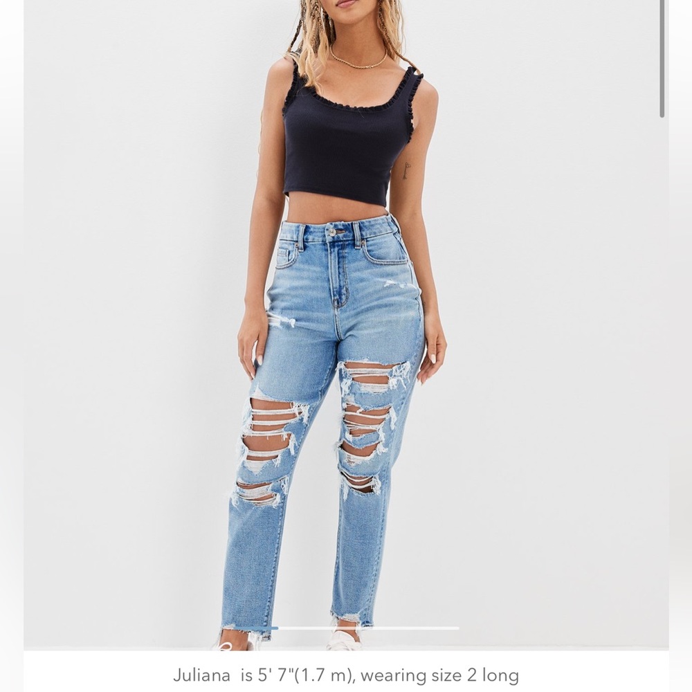 American eagle mom jeans